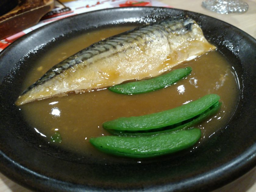 これもガストで撮った、サバの味噌煮。