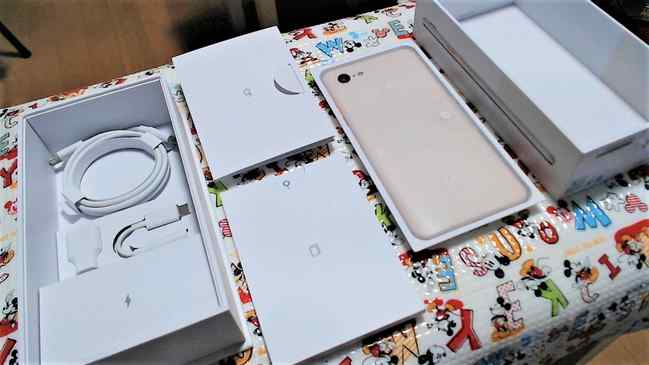 Google Pixel 3 XLを開封！128GBでSIMフリー版、しかも新品なのだ！