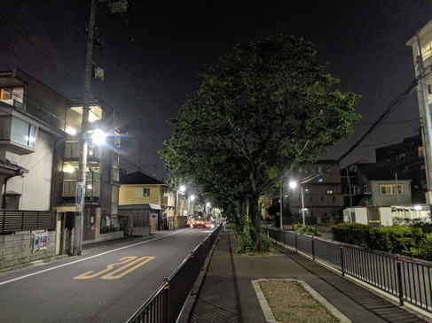 これは荒川に釣りに行った時に適当に撮影した、板橋区のとある場所の写真。
黒潰れが少なく、何が映ってるのかが分かるのがいい！