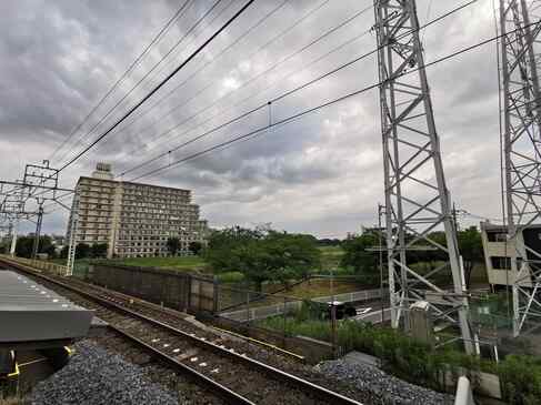 柳瀬川駅のホーム