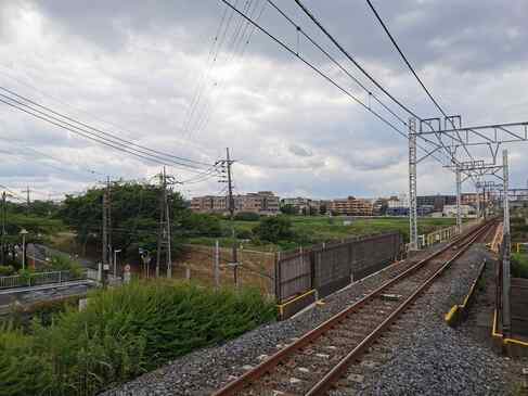 柳瀬川駅のホーム