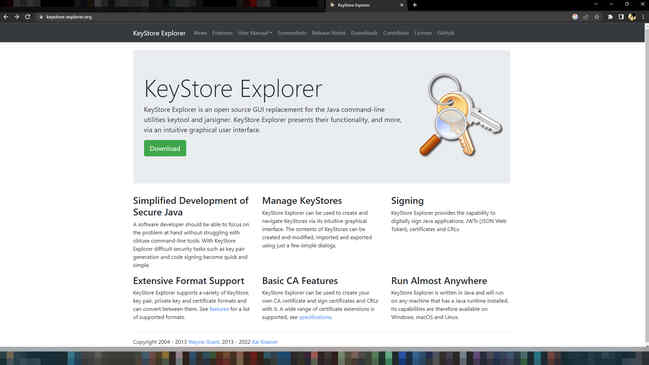 KeyStoreExplorer