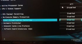 1_BIOS(UEFI)に入り、CPUの仮想化機能が有効なのを確認