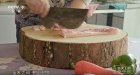 舌尖上的中国の銀杏のまな板