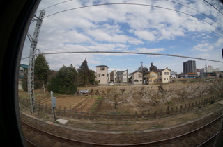 東武東上線の車窓風景