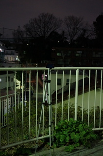 板橋区、中台のとある場所でタイムラプス撮影