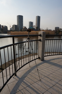 上野の不忍池でiPhone 5Sでタイムラプス撮影