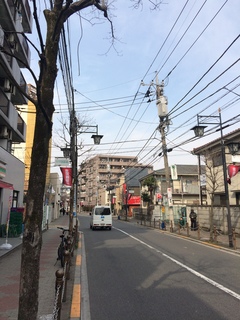下赤塚～赤塚溜池公園へ続く道の風景