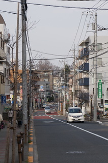 下赤塚～赤塚溜池公園へ続く道の風景