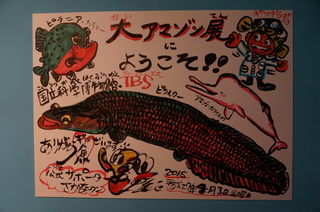 国立科学博物館、大アマゾン展@さかなクンのブース