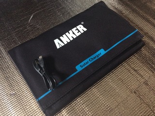 Ankerのソーラー充電器、ソーラーチャージャー