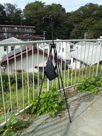 板橋区上板橋、前野町付近の公園でタイムラプス撮影開始