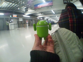 成田空港第三ターミナルの出発ロビー