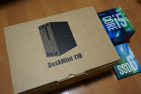 久しぶりに自作PCを組む!ASRock製マザーボード搭載、Desk Mini 110/B/BB