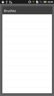 Android 2.3、2.x系ではメニュー内のメニュー、つまりサブメニューが背景・文字色共に白で見えない