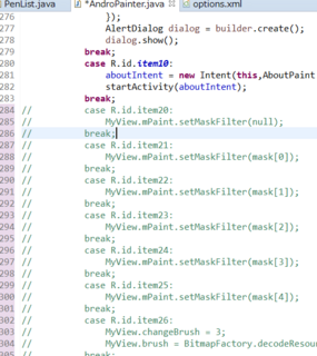 Androidの2.3、2.xでハードウェアキーでサブメニューを表示させない