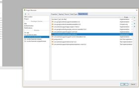 Android Studio、Project StructureからDependencies等を変更＆更新