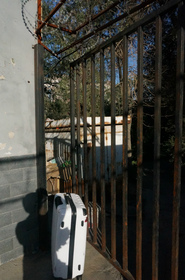 烏魯木斉南駅（ウルムチ駅）傍の閉鎖されている公園