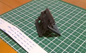 RaspberryPi用のCameraをマウンタに取り付けたところ