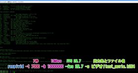RaspberryPi用のCamera（カメラ）で動画撮影した時の設定