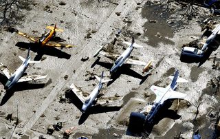 T2練習機も流される