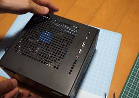 Desk Mini 110/B/BBに変換名人のUSB2.0PCIブラケット、ポートを増設