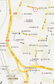 ウルムチの、烏魯木斉国際運輸汽車站（国際バスターミナル）の場所